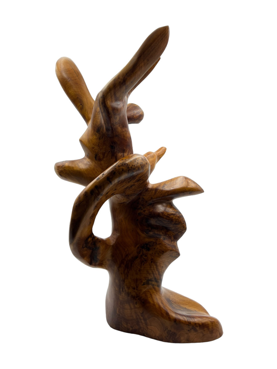 Arar Jila Sculpture | Handcrafted Arar Thuya Wood Decor – Unique Moroccan Wood