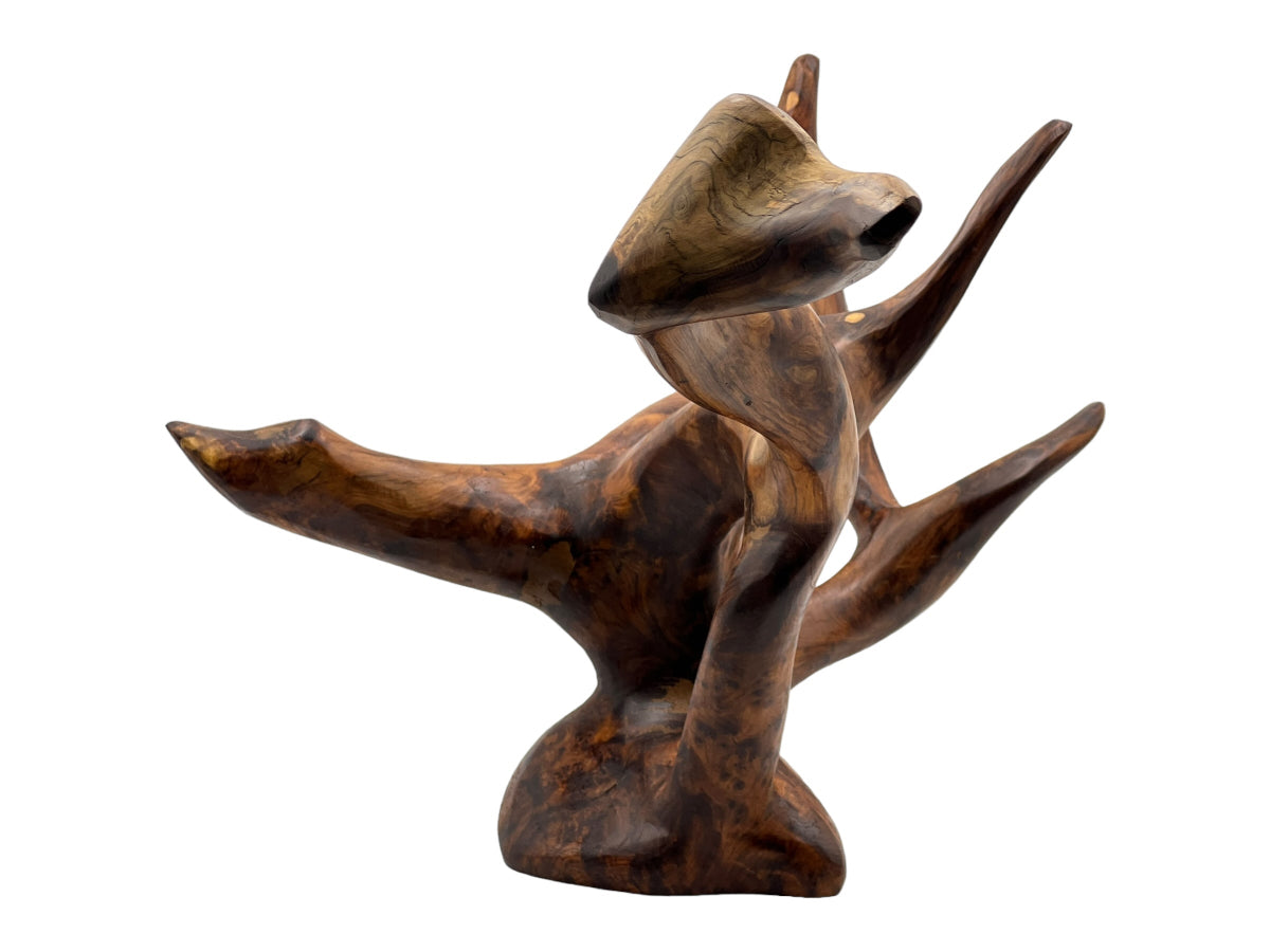 Arar Vers Sculpture | Handcrafted Arar Thuya Wood Decor – Unique Moroccan Wood