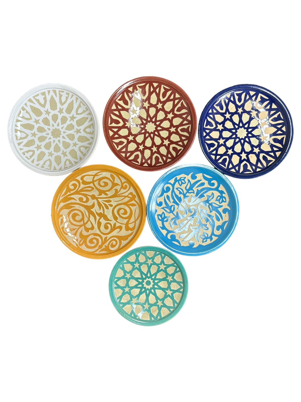 Fez Chisel Black Plate | Handcrafted Fez Clay Pottery – Natural Pigments & Traditional Moroccan Craftsmanship