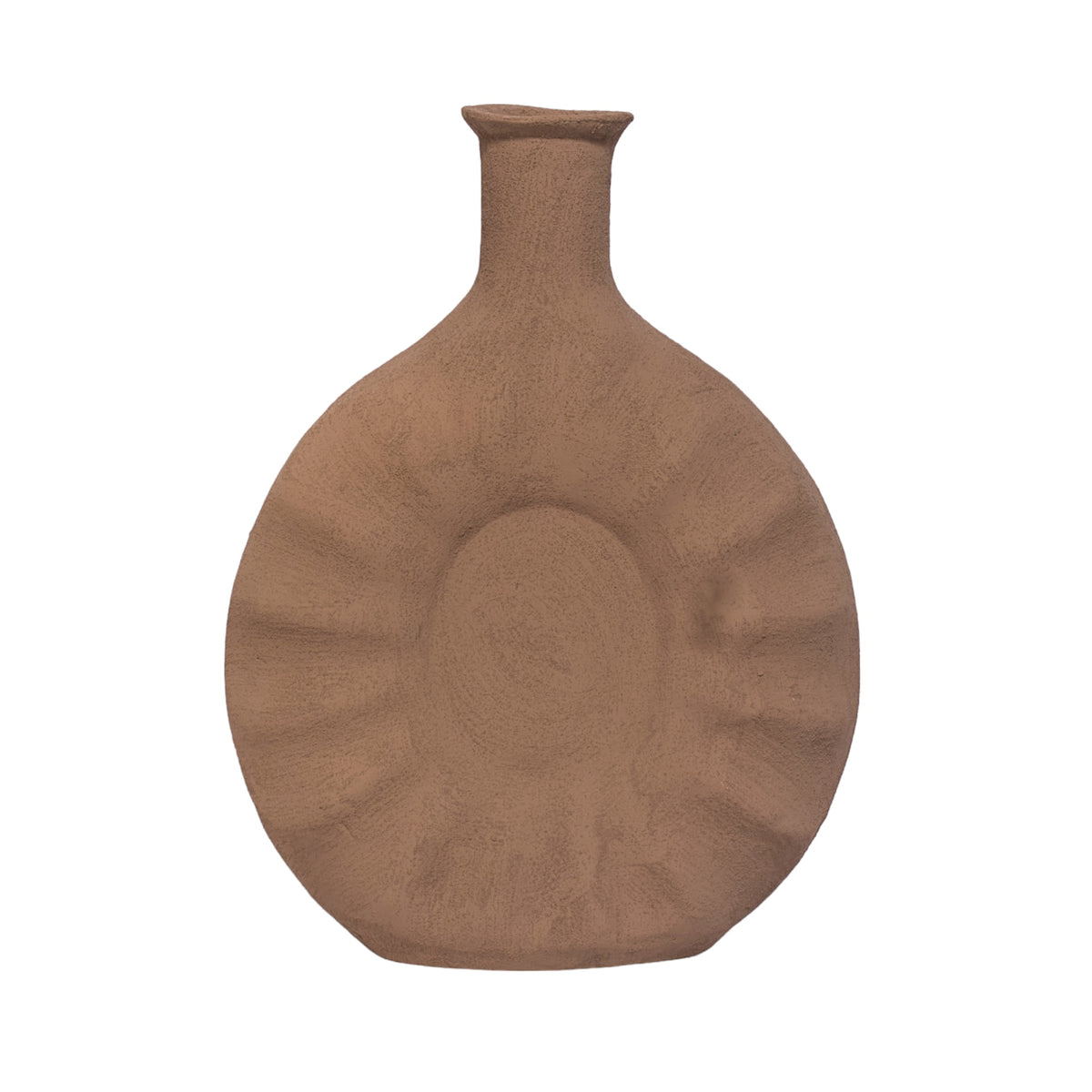 Kesh Warda Vase | Curvy sculptural terracotta