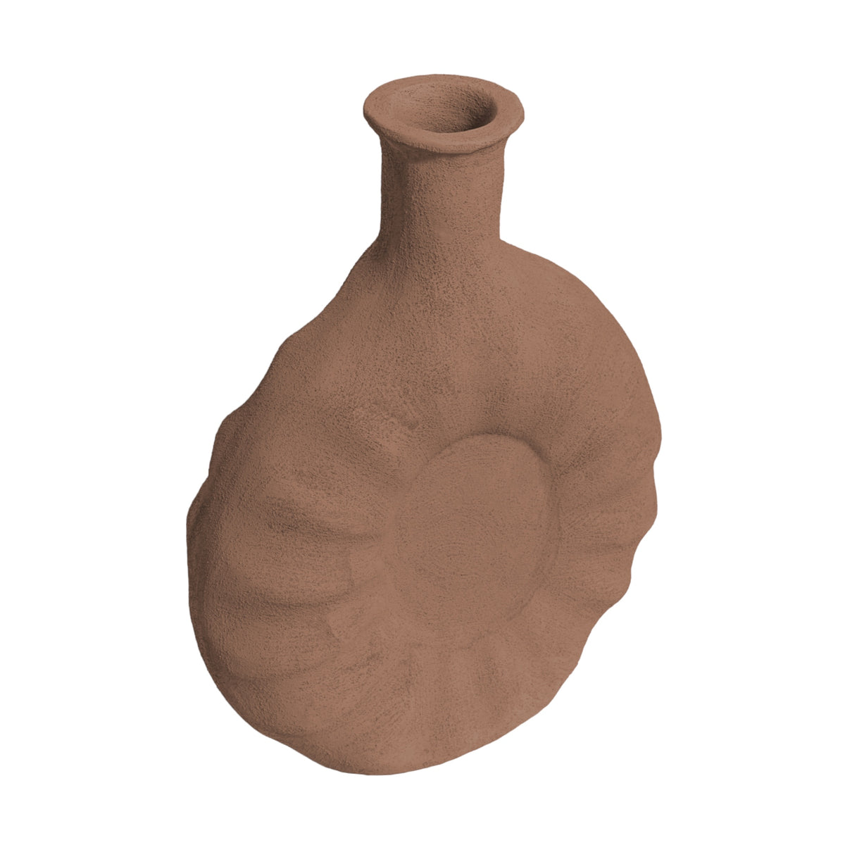 Kesh Warda Vase | Curvy sculptural terracotta