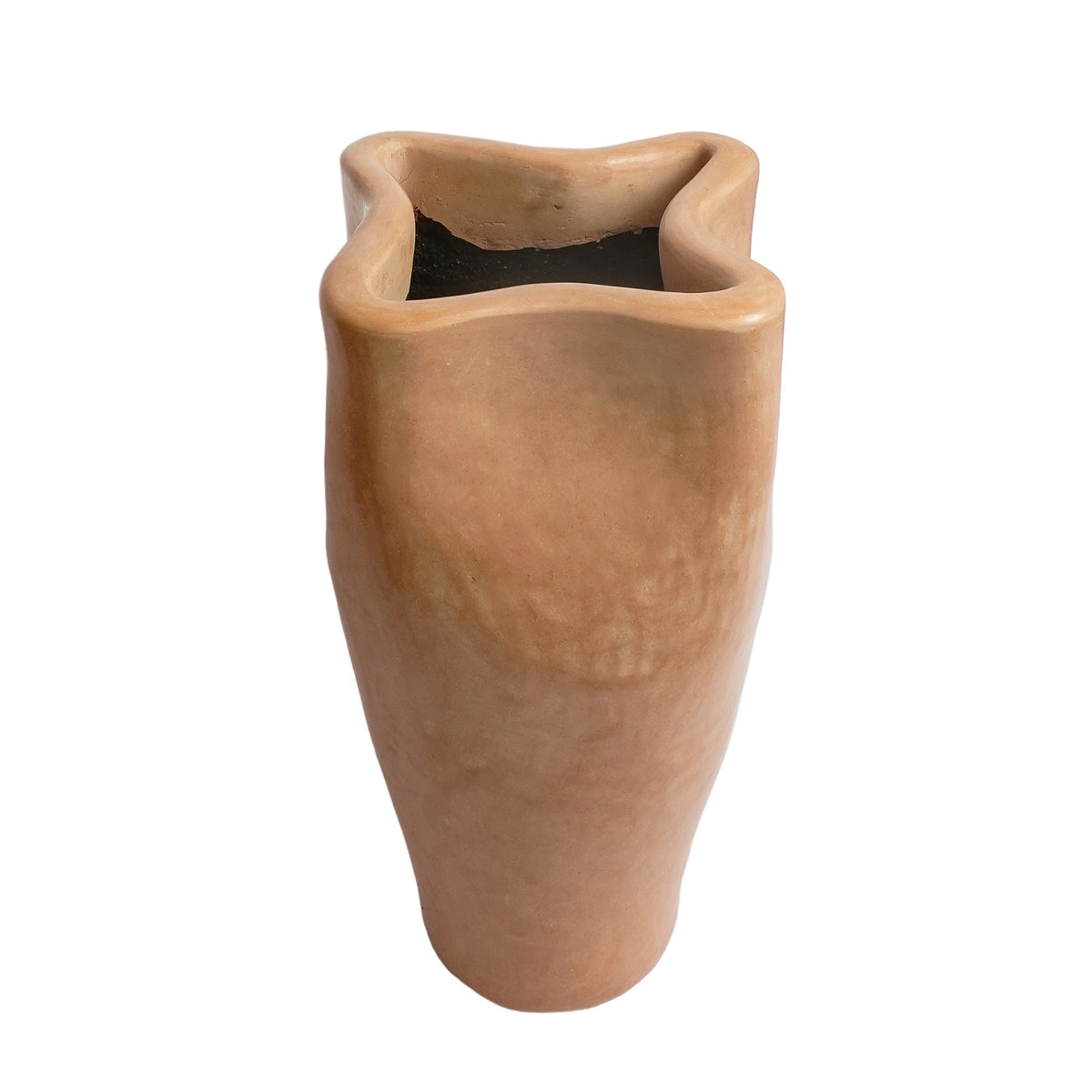 Tad Iza Vase | Moroccan Tadelakt organic form plaster vase
