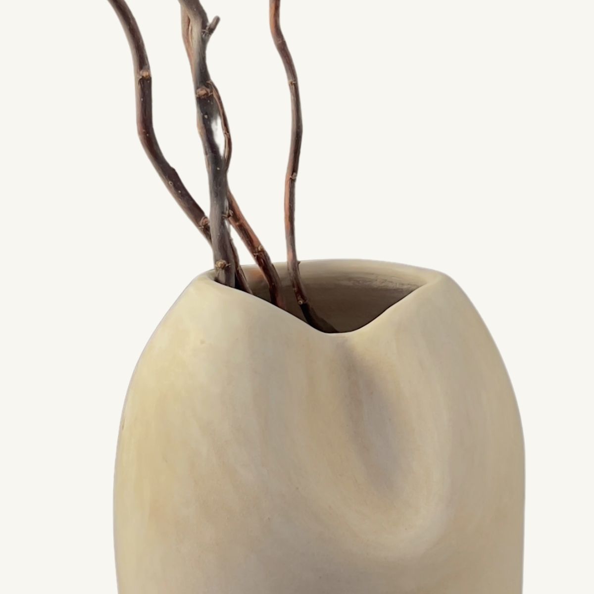 Tad Serena | Handmade Moroccan Tadelakt sculptural vase set