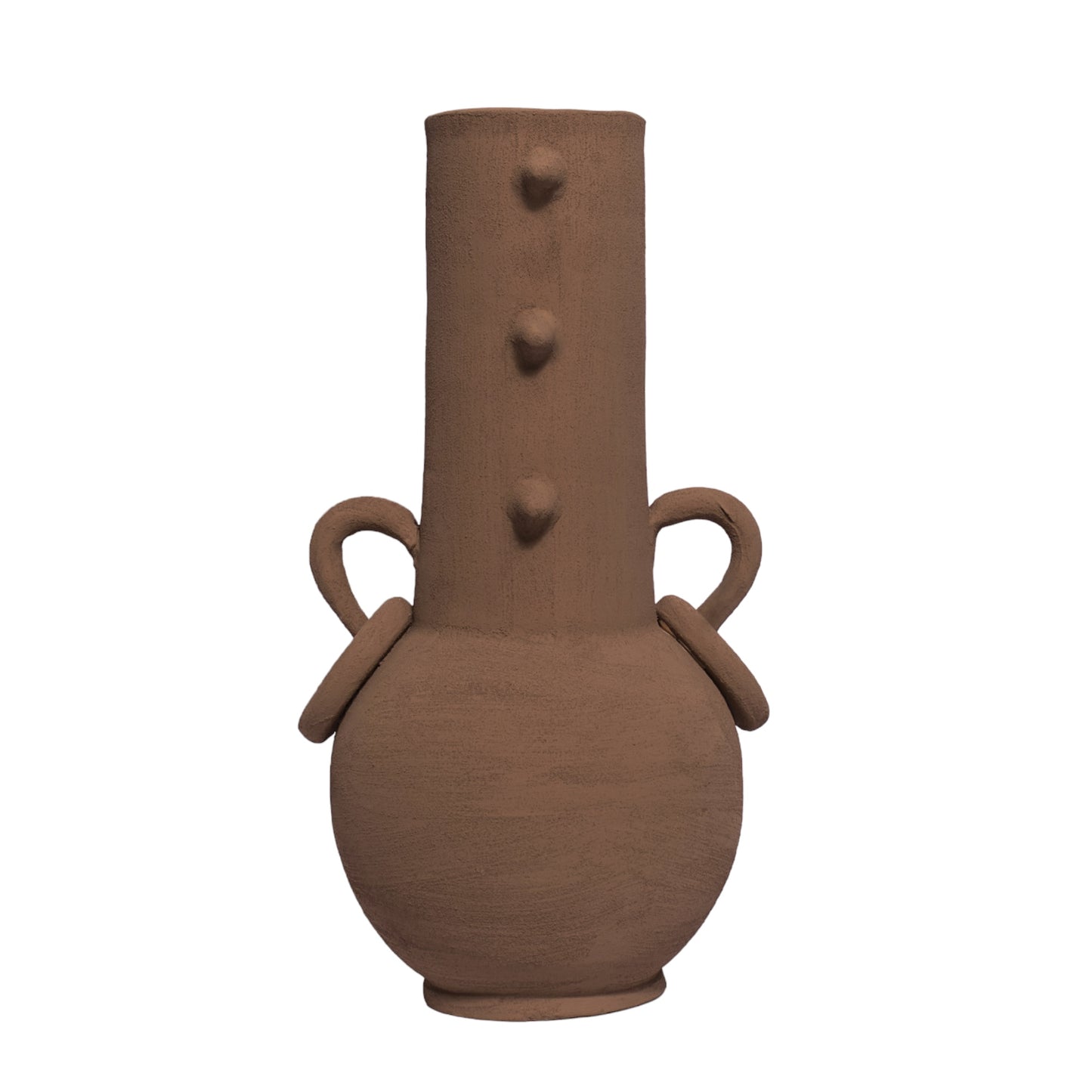 Kesh Gola Katam Spike | Statement terracotta vase