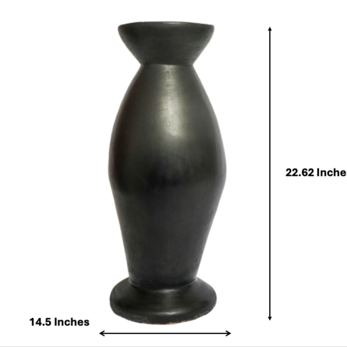 Tad Malin Vase | Moroccan Tadelakt tall sculptural plaster vase