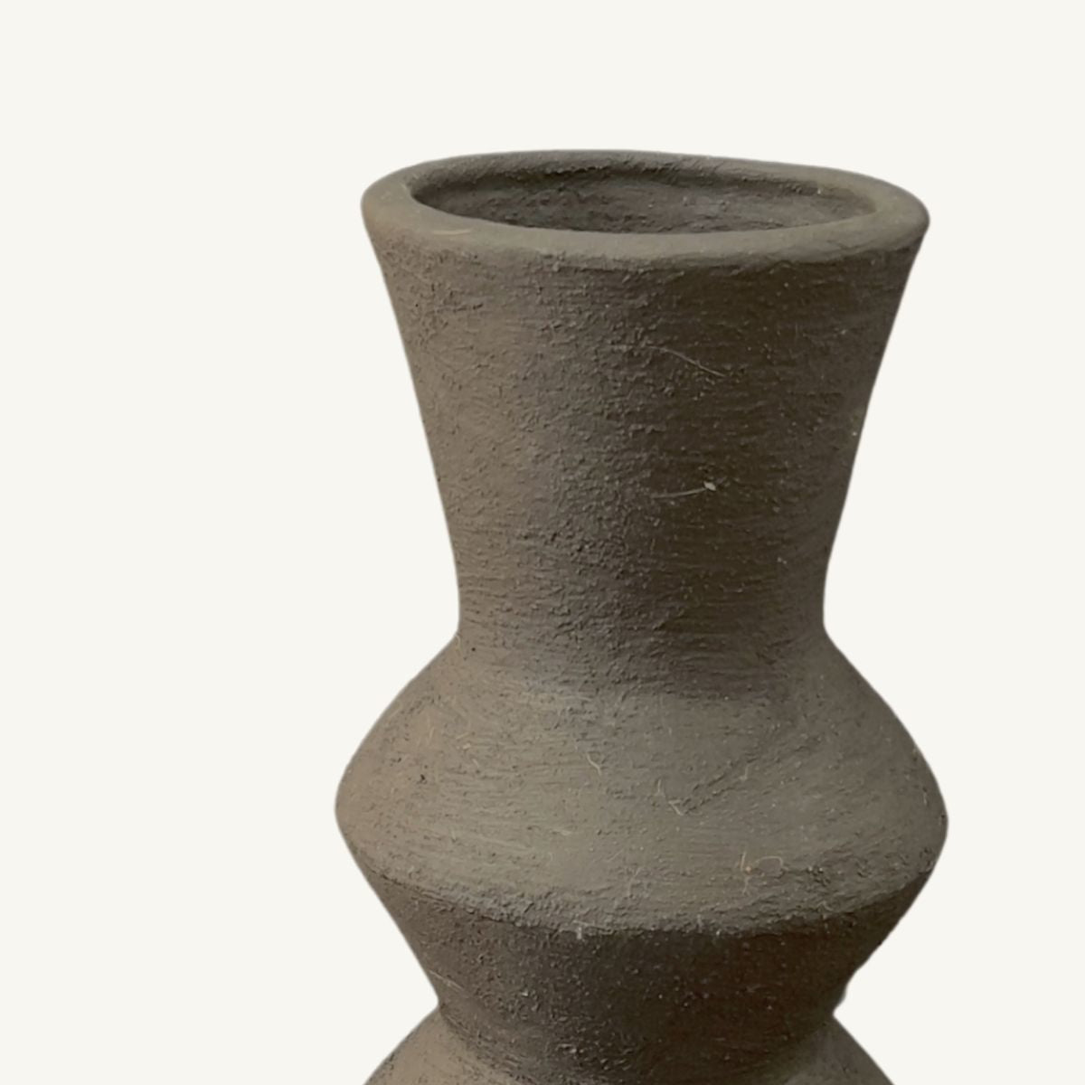Vertige | Luxury Moroccan terracotta modern sculptural vase