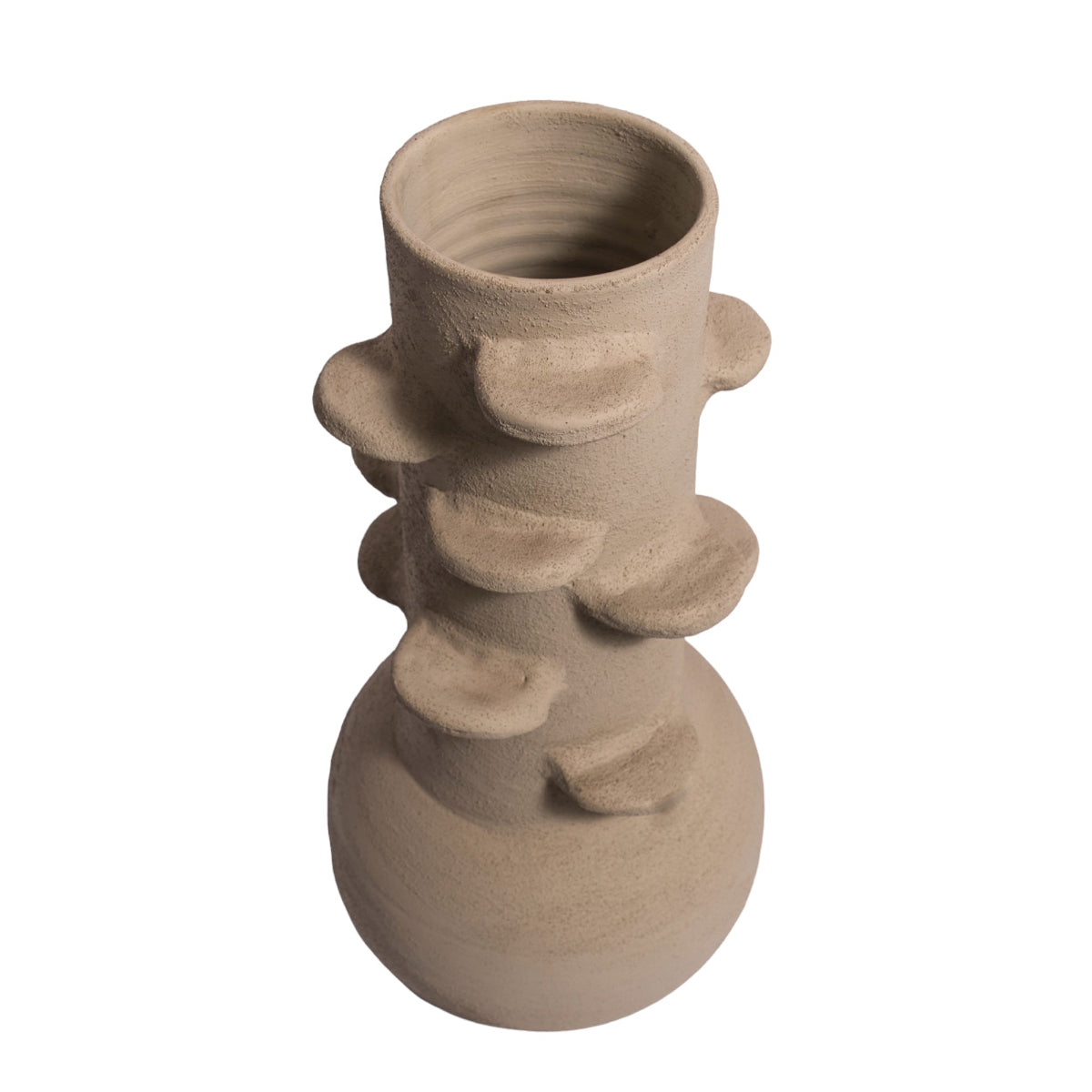 Kesh Gola Rafou Vase | Artisan terracotta design