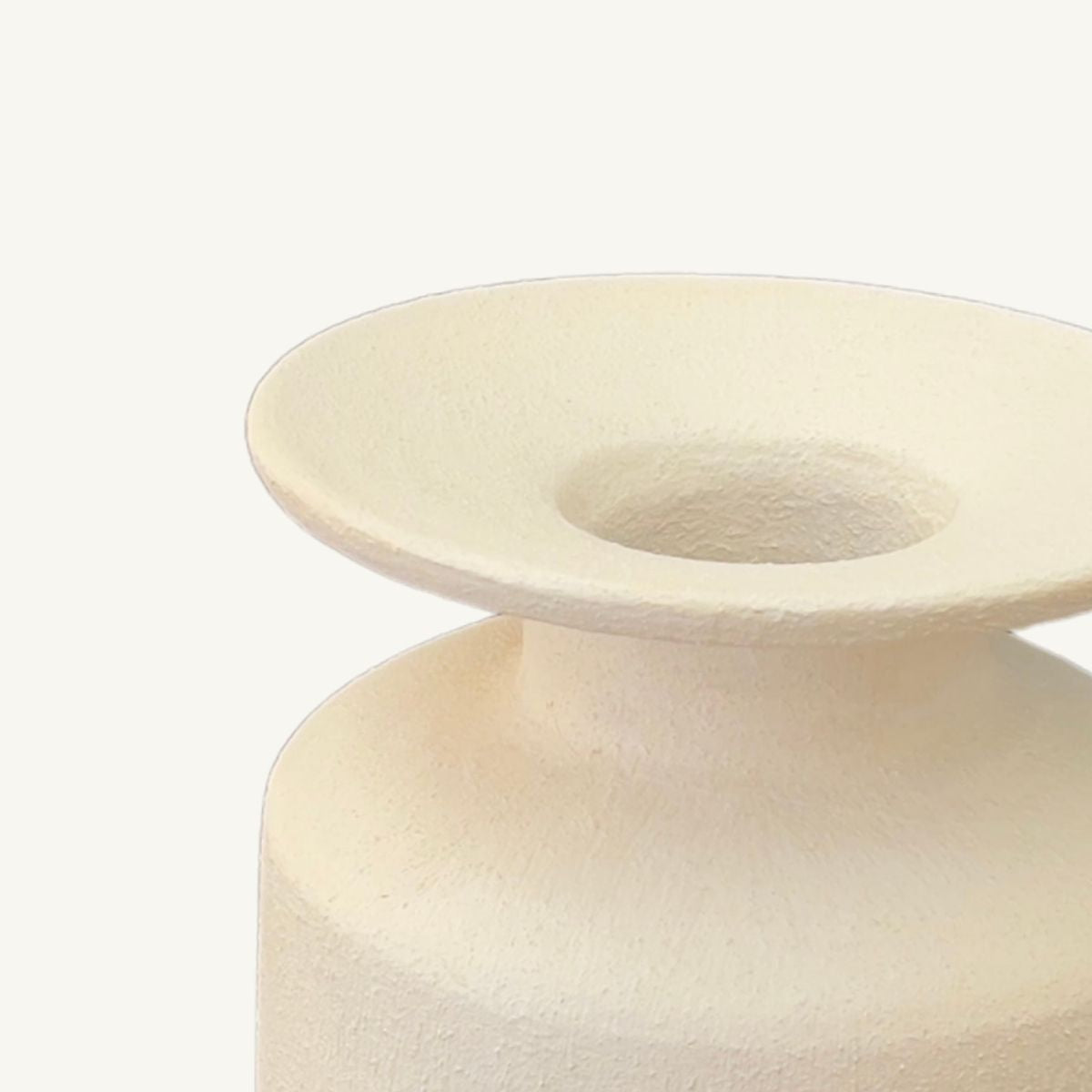 Sable Blanc | Neutral tone Moroccan terracotta ceramic vase