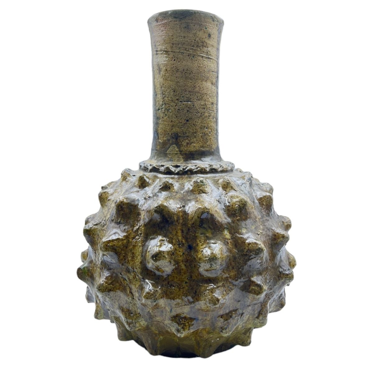 Tam Zazat Vase | Moroccan Tamegroute green pottery vase