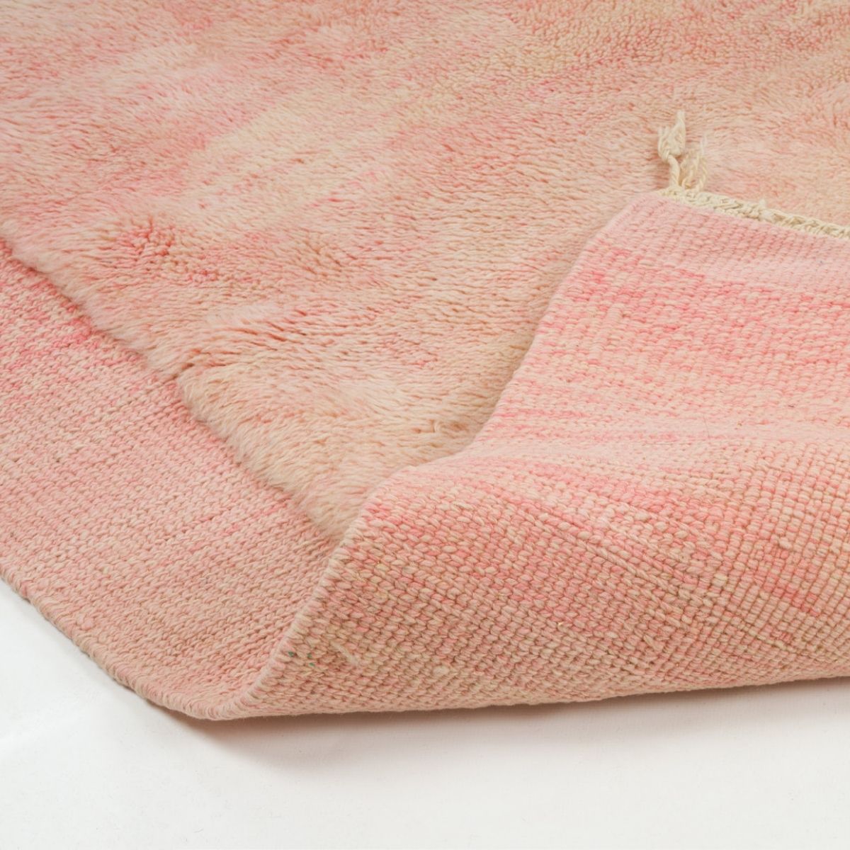 C / 08 | Modern Salmon Moroccan Wool Rug