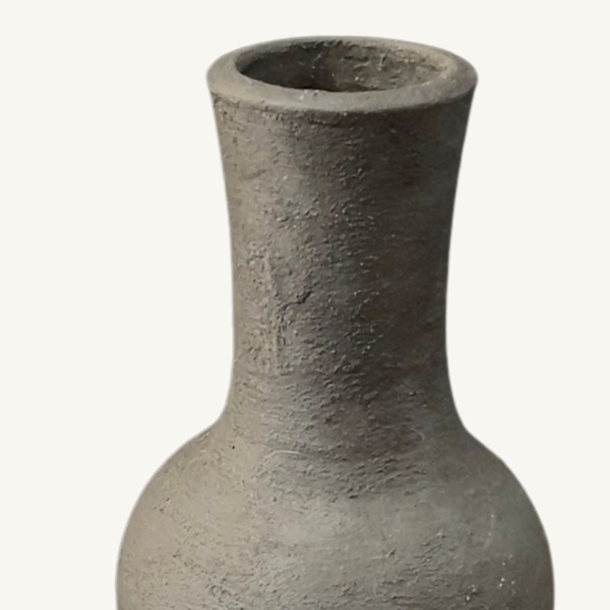 Tanirt | Handmade Moroccan terracotta modern organic vase