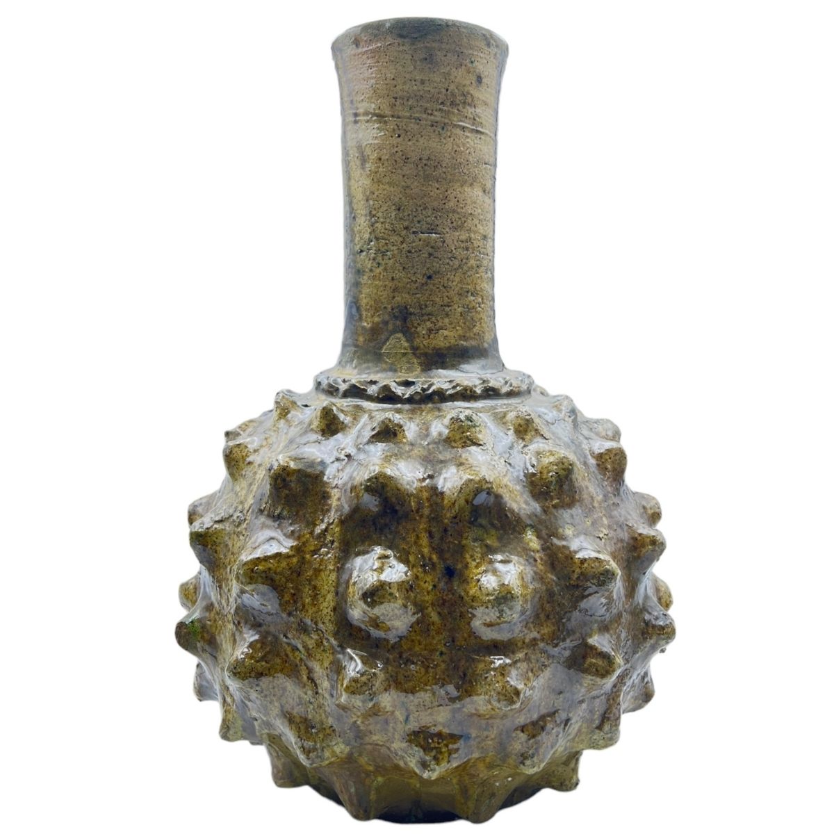 Tam Zazat Vase | Moroccan Tamegroute green pottery vase