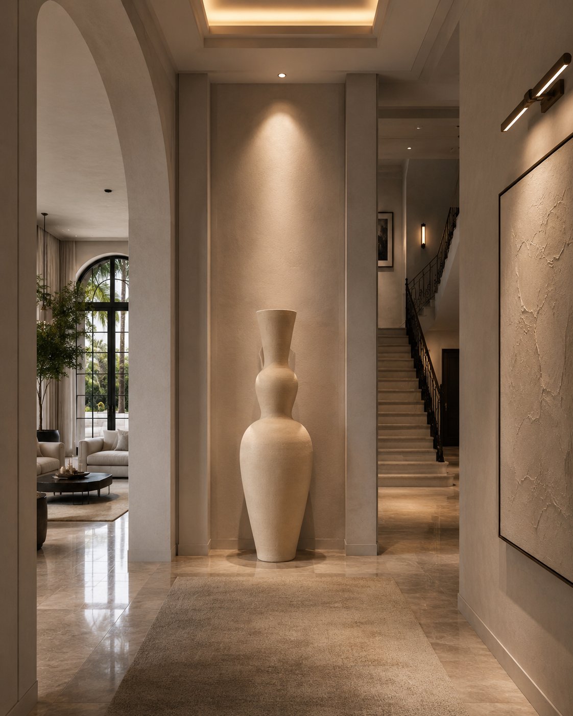 Verger | Large Moroccan terracotta statement designer vase