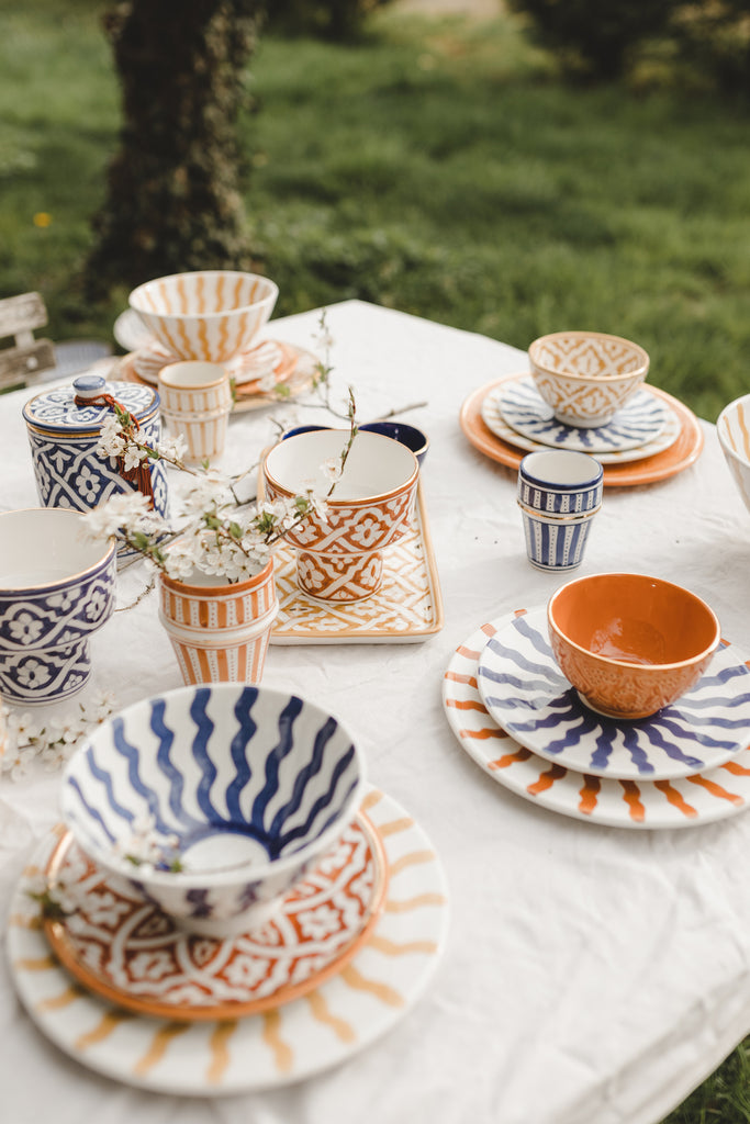 Chic Serving Plate Fleur