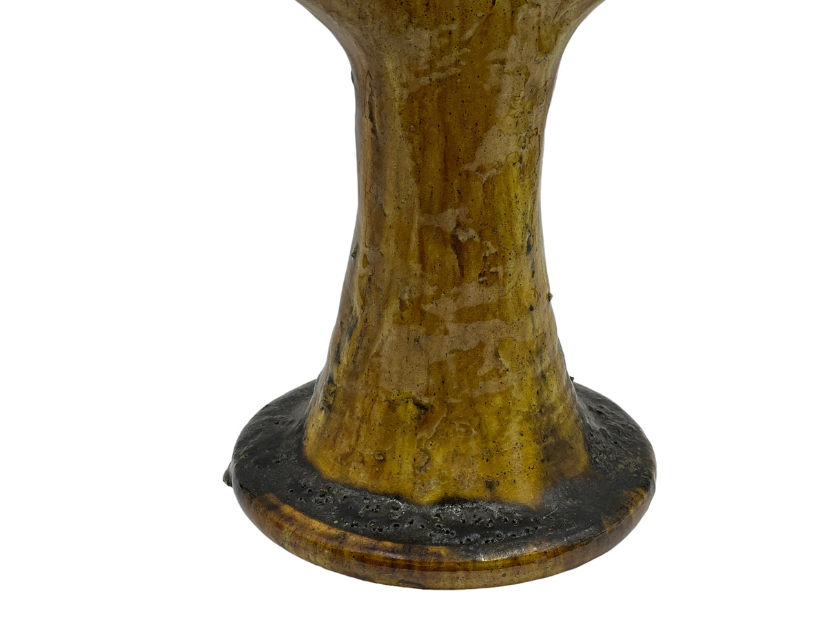 Tam Grayna Vase | Handcrafted Tamegroute Pottery – Organic Sahara Clay with Natural Glaze by Sahara Artisans