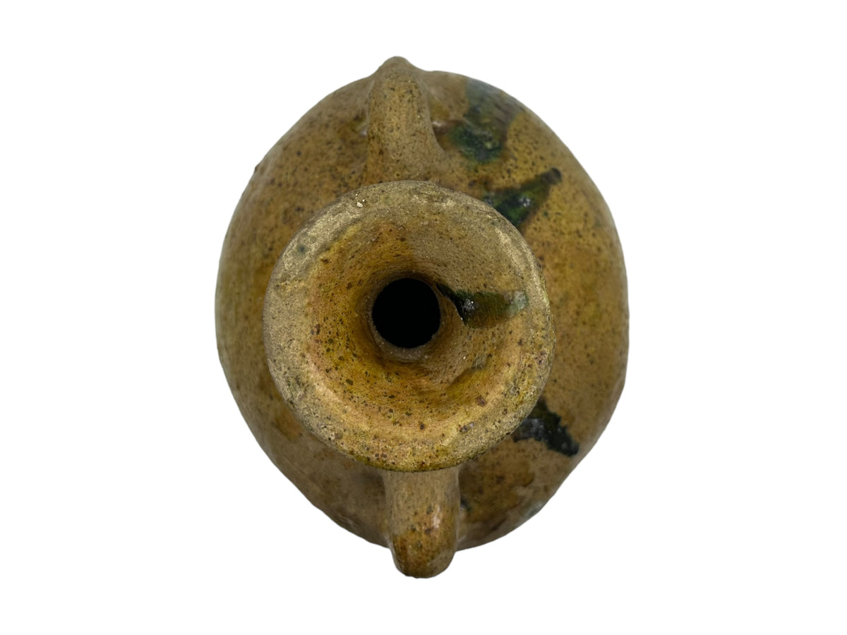 Tam Ozoli Gola | Moroccan Tamegroute green pottery jug