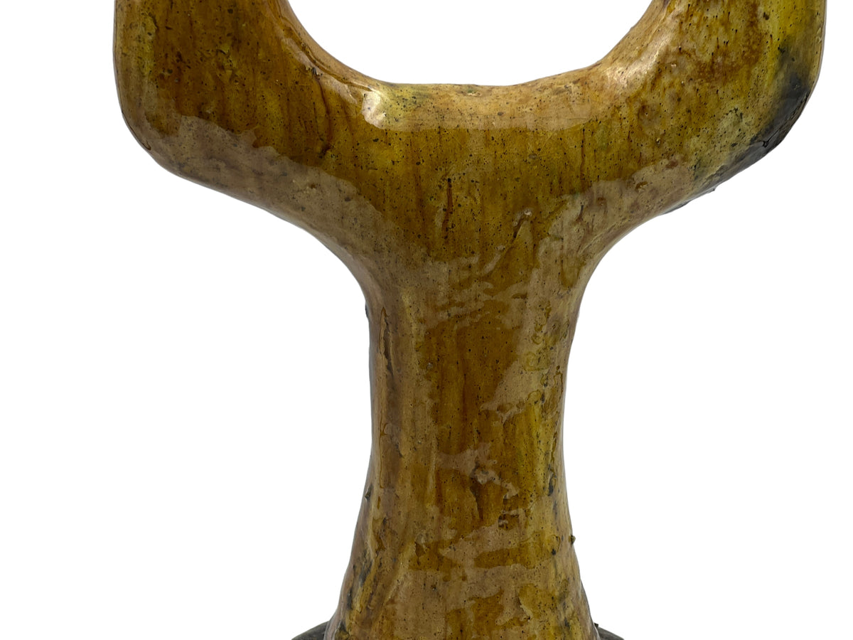 Tam Grayna Vase | Handcrafted Tamegroute Pottery – Organic Sahara Clay with Natural Glaze by Sahara Artisans