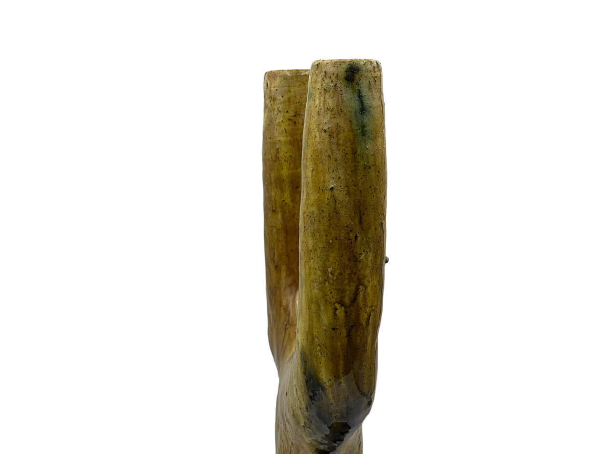 Tam Grayna Vase | Handcrafted Tamegroute Pottery – Organic Sahara Clay with Natural Glaze by Sahara Artisans