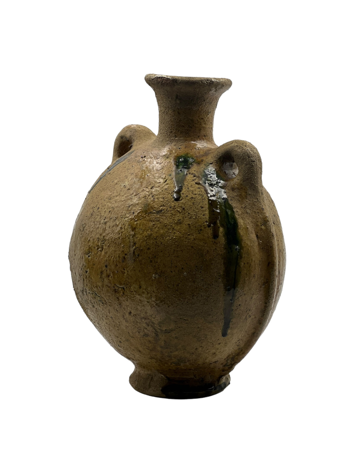 Tam Ozoli Gola | Moroccan Tamegroute green pottery jug