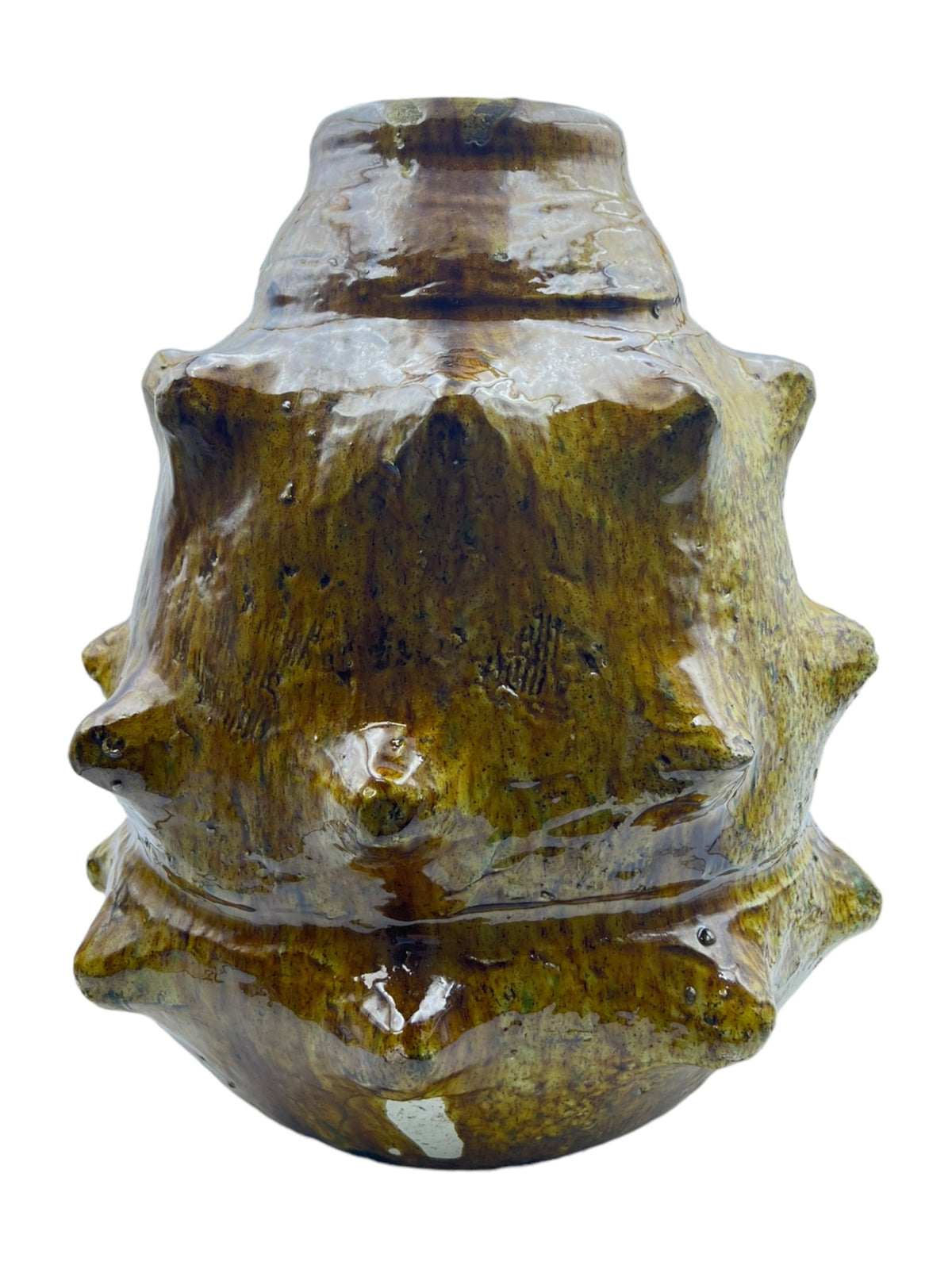 Tam Spike Vase | Moroccan Tamegroute pottery vase