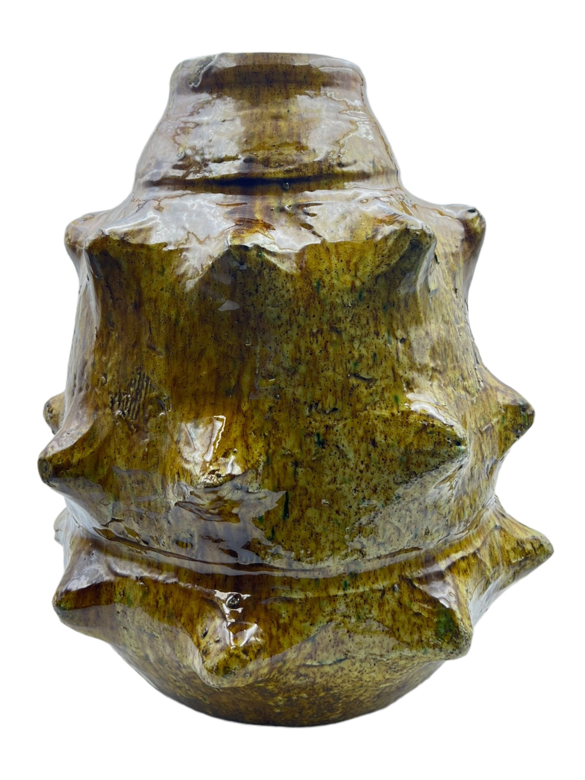 Tam Spike Vase | Moroccan Tamegroute pottery vase