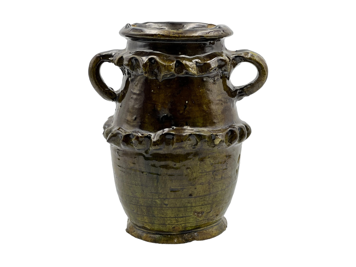 Tam Zagora Jug | Handcrafted Tamegroute Pottery – Organic Sahara Clay with Natural Glaze by Sahara Artisans