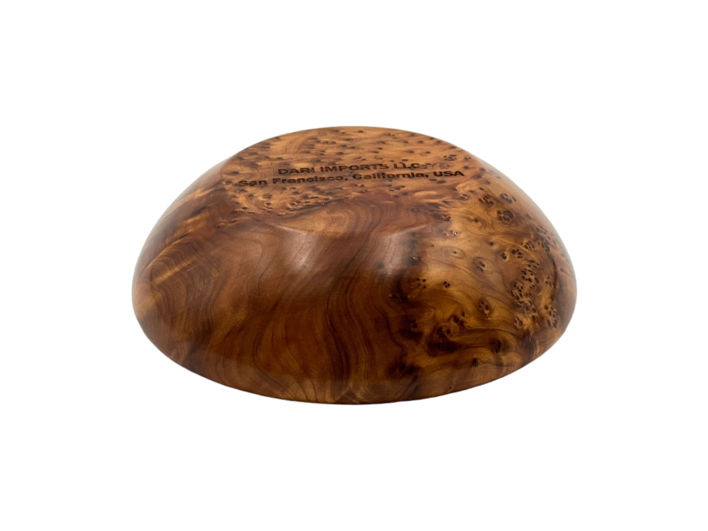 Arar Bowls (Set of 6) | Handcrafted Arar Thuya Wood Decor – Unique Moroccan Wood