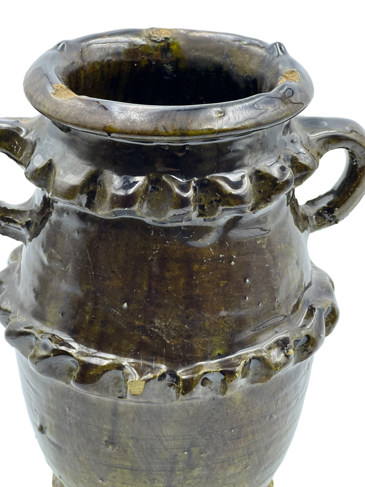Tam Zagora Jug | Handcrafted Tamegroute Pottery – Organic Sahara Clay with Natural Glaze by Sahara Artisans