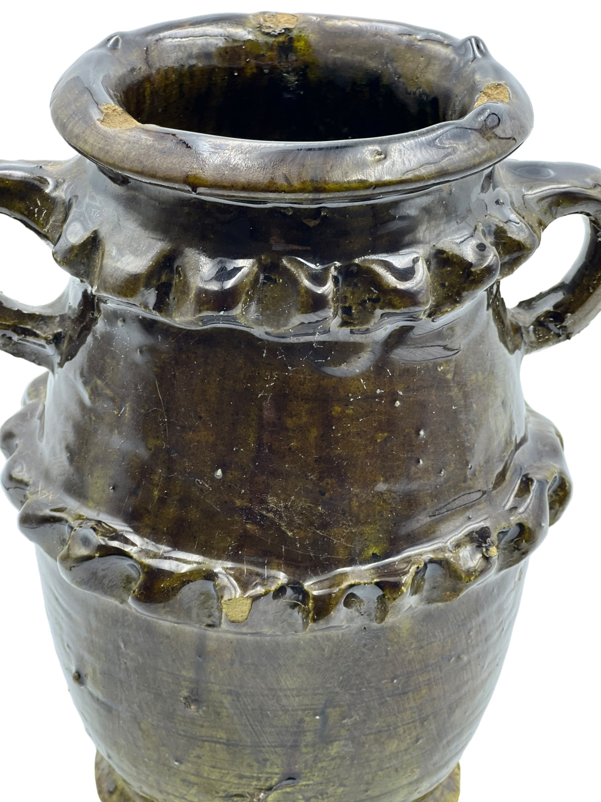 Tam Zagora Jug | Handcrafted Tamegroute Pottery – Organic Sahara Clay with Natural Glaze by Sahara Artisans