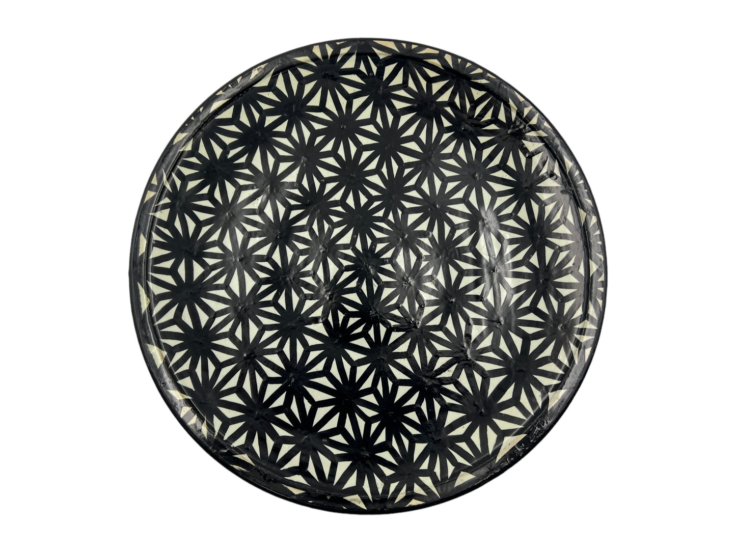 Fez Fena Plate | Handcrafted Fez Clay Pottery – Natural Pigments & Traditional Moroccan Craftsmanship