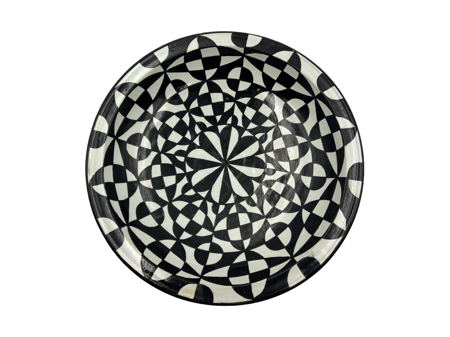 Fez Melange Plate | Handcrafted Fez Clay Pottery – Natural Pigments & Traditional Moroccan Craftsmanship