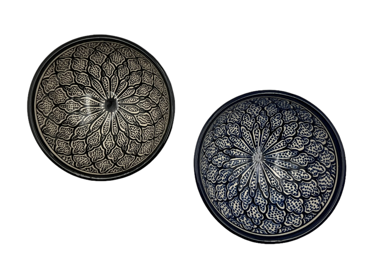 Beldi Doda Bowl | Handcrafted Safi Clay Pottery – Natural Pigments & Traditional Moroccan Craftsmanship