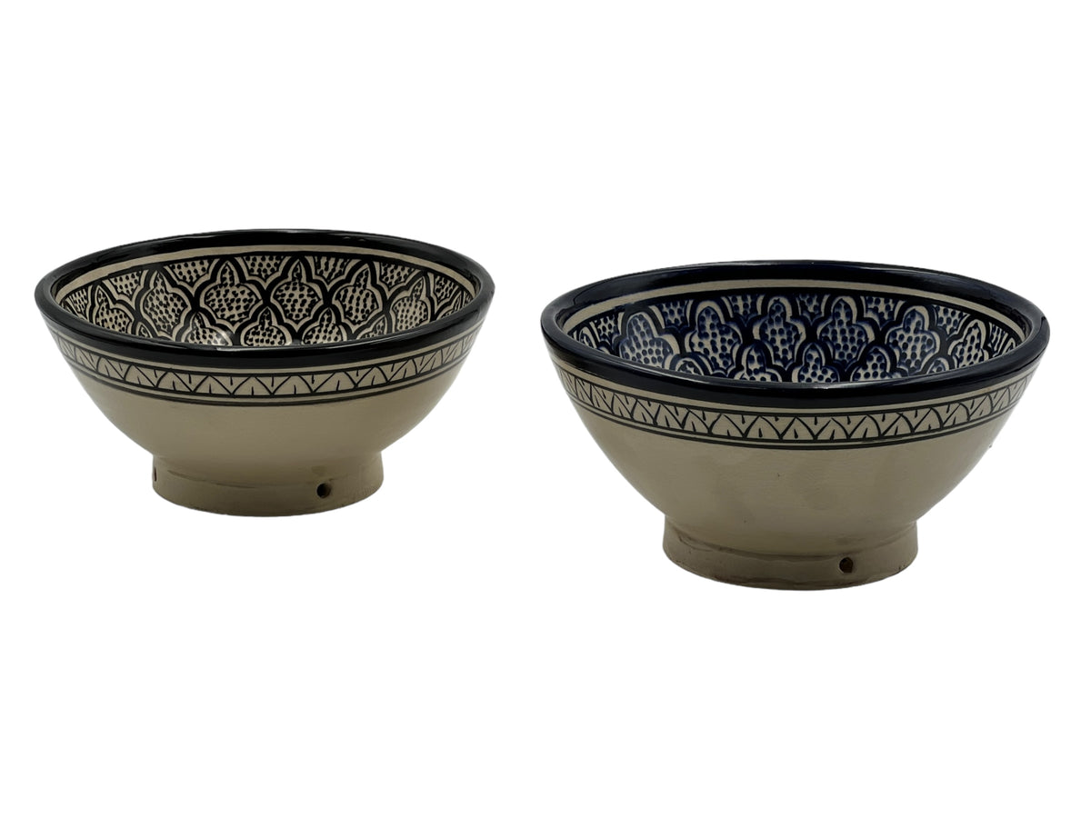Beldi Doda Bowl | Handcrafted Safi Clay Pottery – Natural Pigments & Traditional Moroccan Craftsmanship