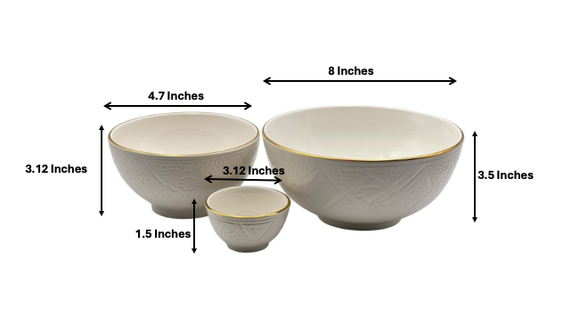 Chic Round Bowl Enpreinte | Handcrafted White Clay Vase – Natural Dyes with Real Gold Foil, Modern Chic Design