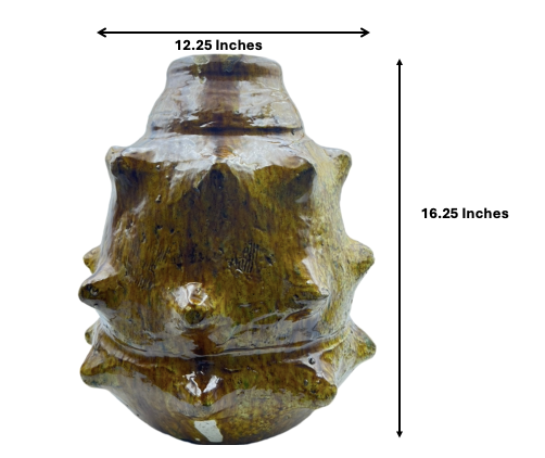 Tam Spike Vase | Moroccan Tamegroute pottery vase