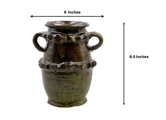 Tam Zagora Jug | Handcrafted Tamegroute Pottery – Organic Sahara Clay with Natural Glaze by Sahara Artisans