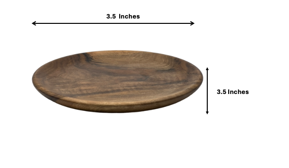 Walnut Plate (Set of 3)