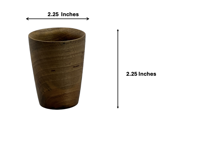 Walnut Wood Cups (Set of 6)