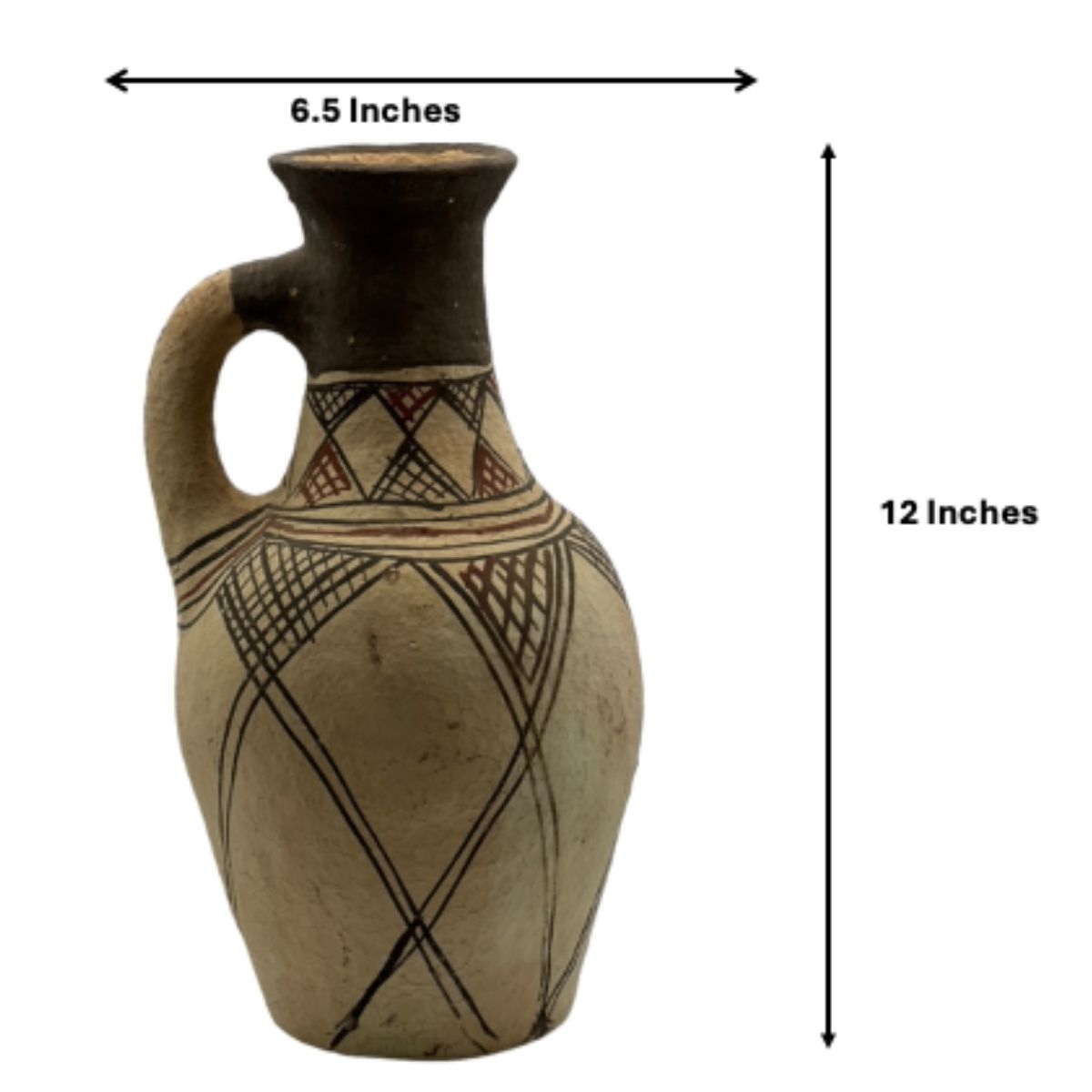 Tam Souss Desert Jug | Moroccan Tamegroute pottery jug