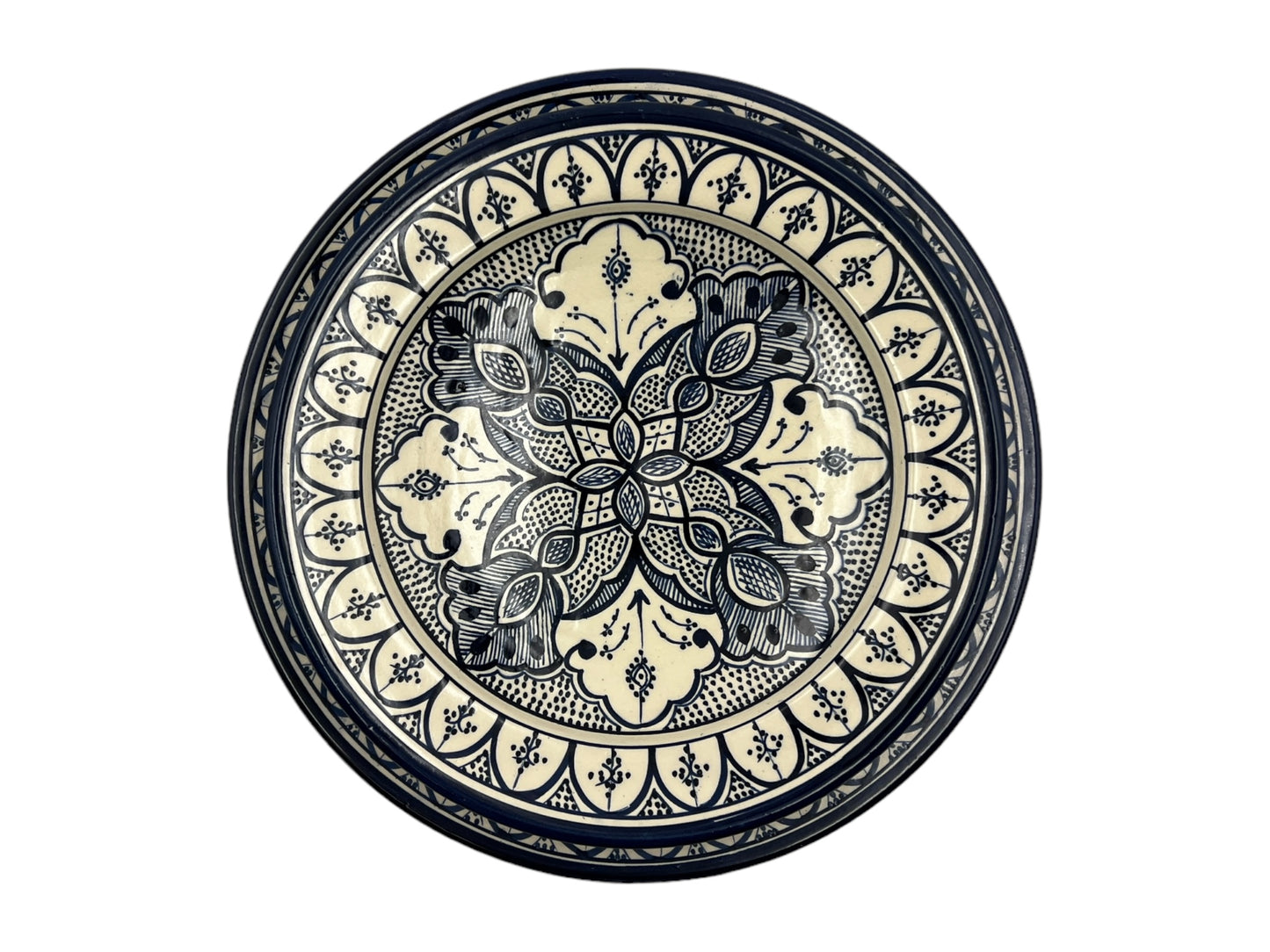 Beldi Glazed Warda Plate