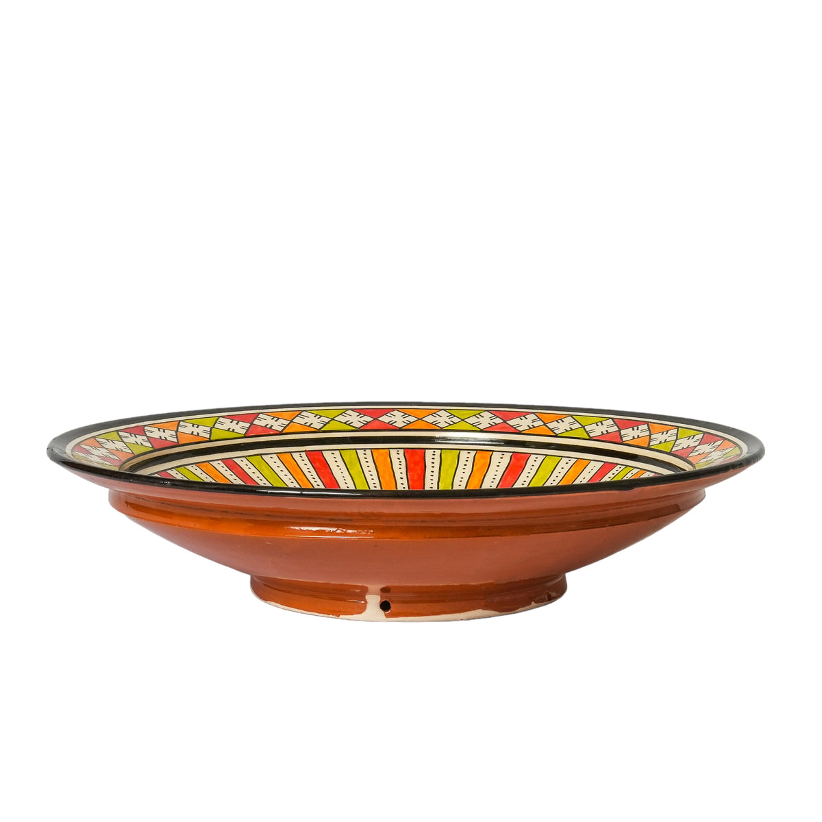 Beldi Yala Plate| Handcrafted Safi Clay Pottery – Natural Pigments & T ...