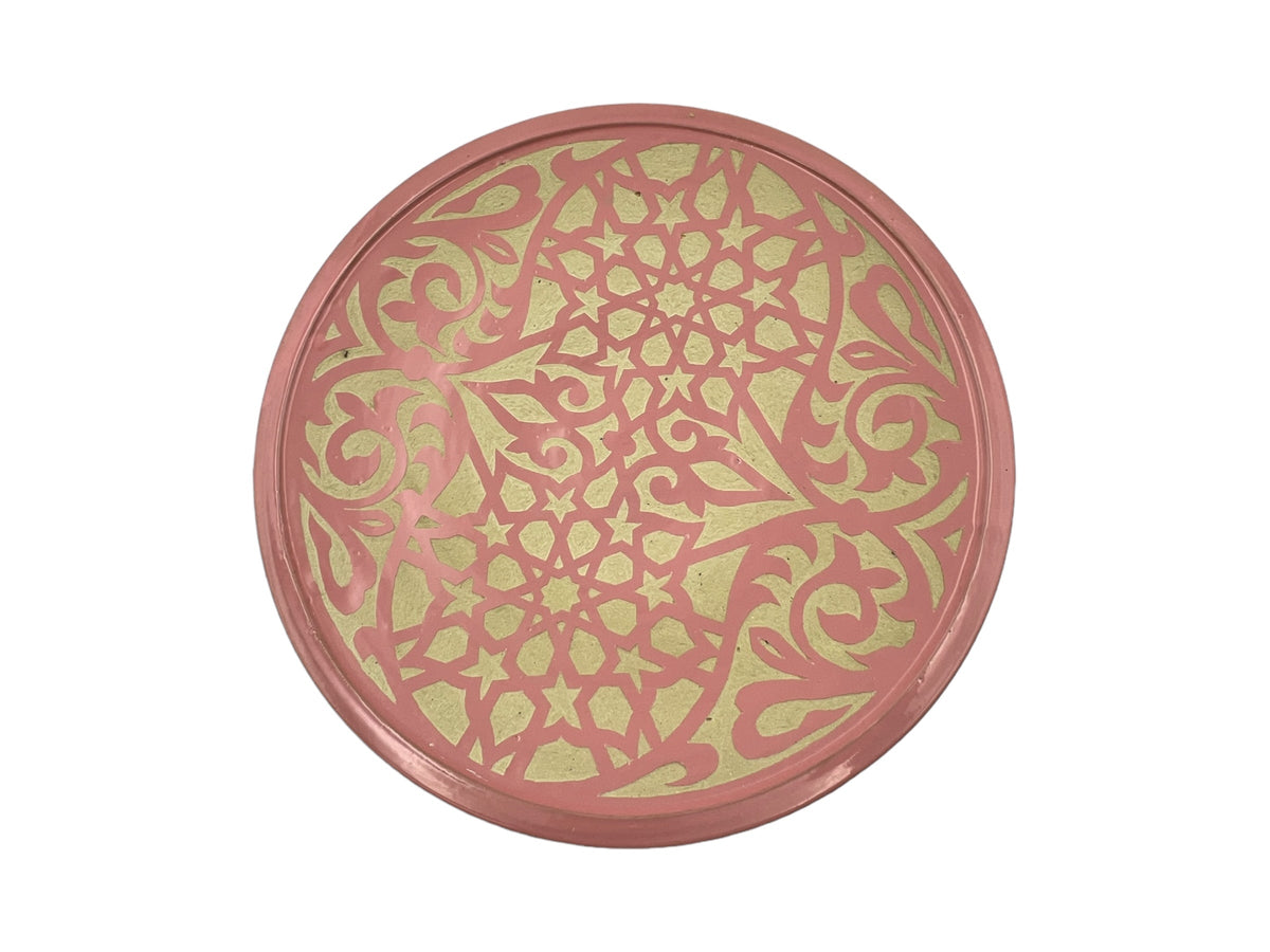 Fez Chisel Pink Plates | Handcrafted Fez Clay Pottery – Natural Pigmen ...
