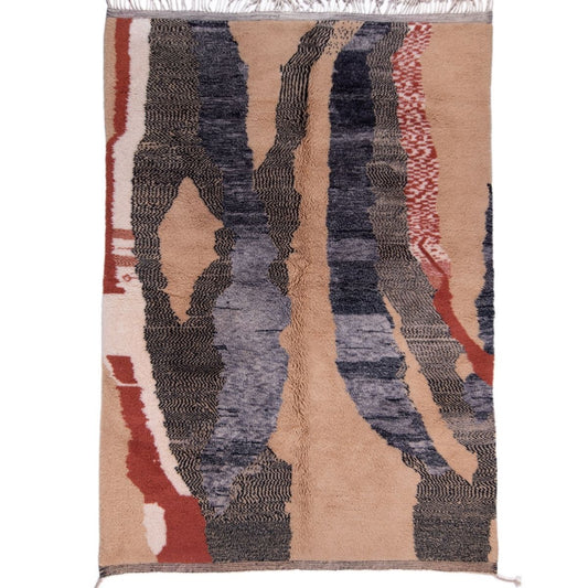A / 03 | Handcrafted Moroccan Wool Rug – 100% Atlas Wool with Natural Dyes, Custom Modern Designs