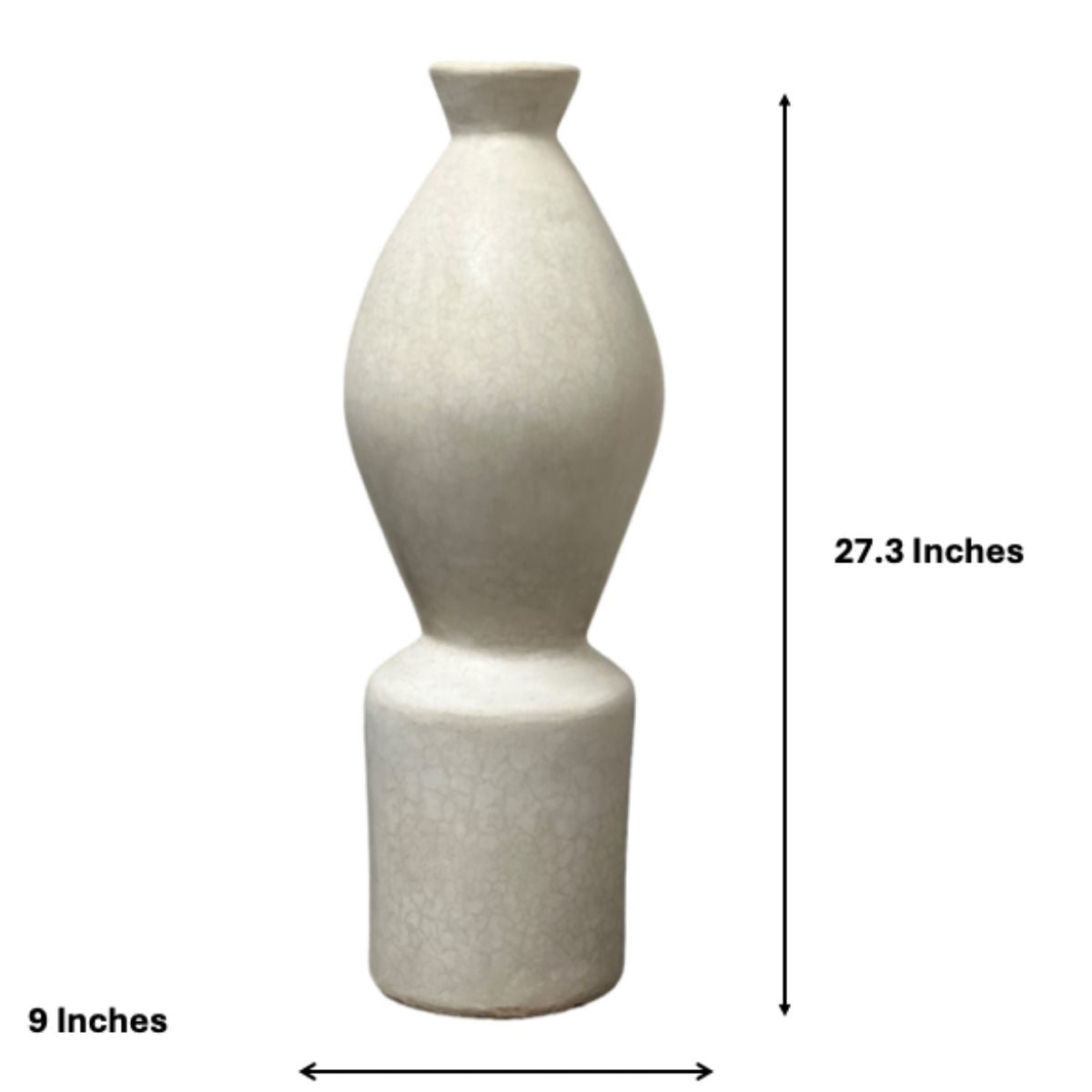 Tad Naki Vase | Handmade Moroccan Tadelakt lime plaster vase
