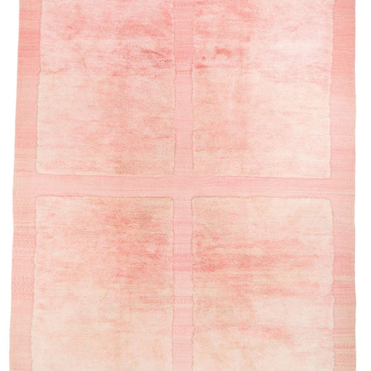 C / 08 | Modern Salmon Moroccan Wool Rug