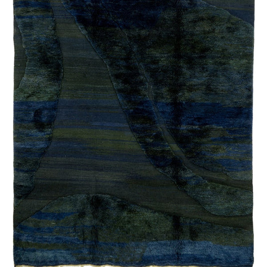 C / 09 | Moroccan Blue Wool Rug