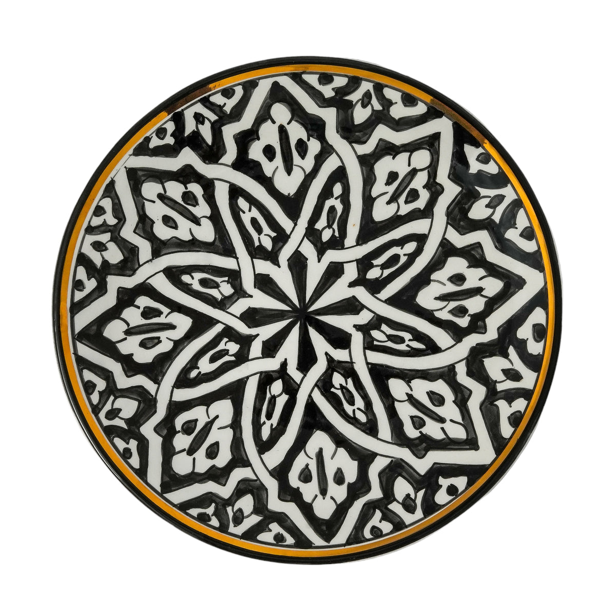 Chic Plate Fassi | Handcrafted White Clay Vase – Natural Dyes with Rea ...