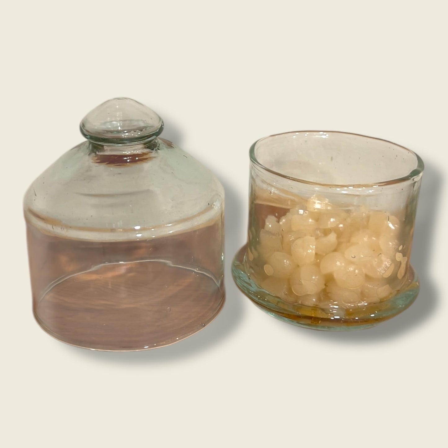 Douce Candle in Recycled Glass – Handmade in Marrakesh with Botanical Oils