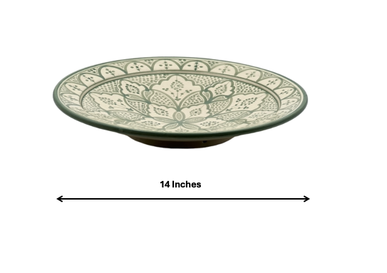 Beldi Glazed Warda Plate