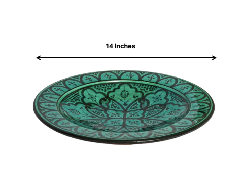 Beldi Glazed Warda Plate